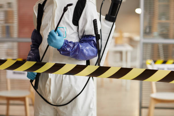 Professional Blood Cleanup technician working in Florham Park, NJ